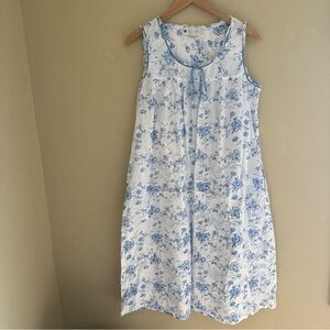 Ella Simone Nightgown Medium Farmhouse Cottage Prarie Sleeveless Spring 💙